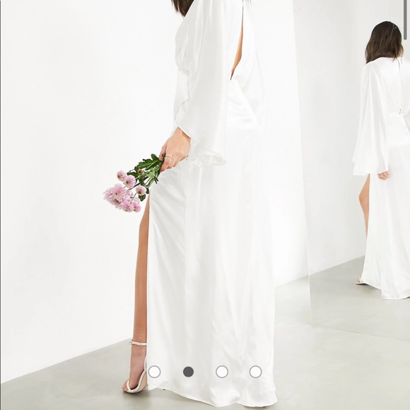 White Kimono Dress - Picture 2 of 4